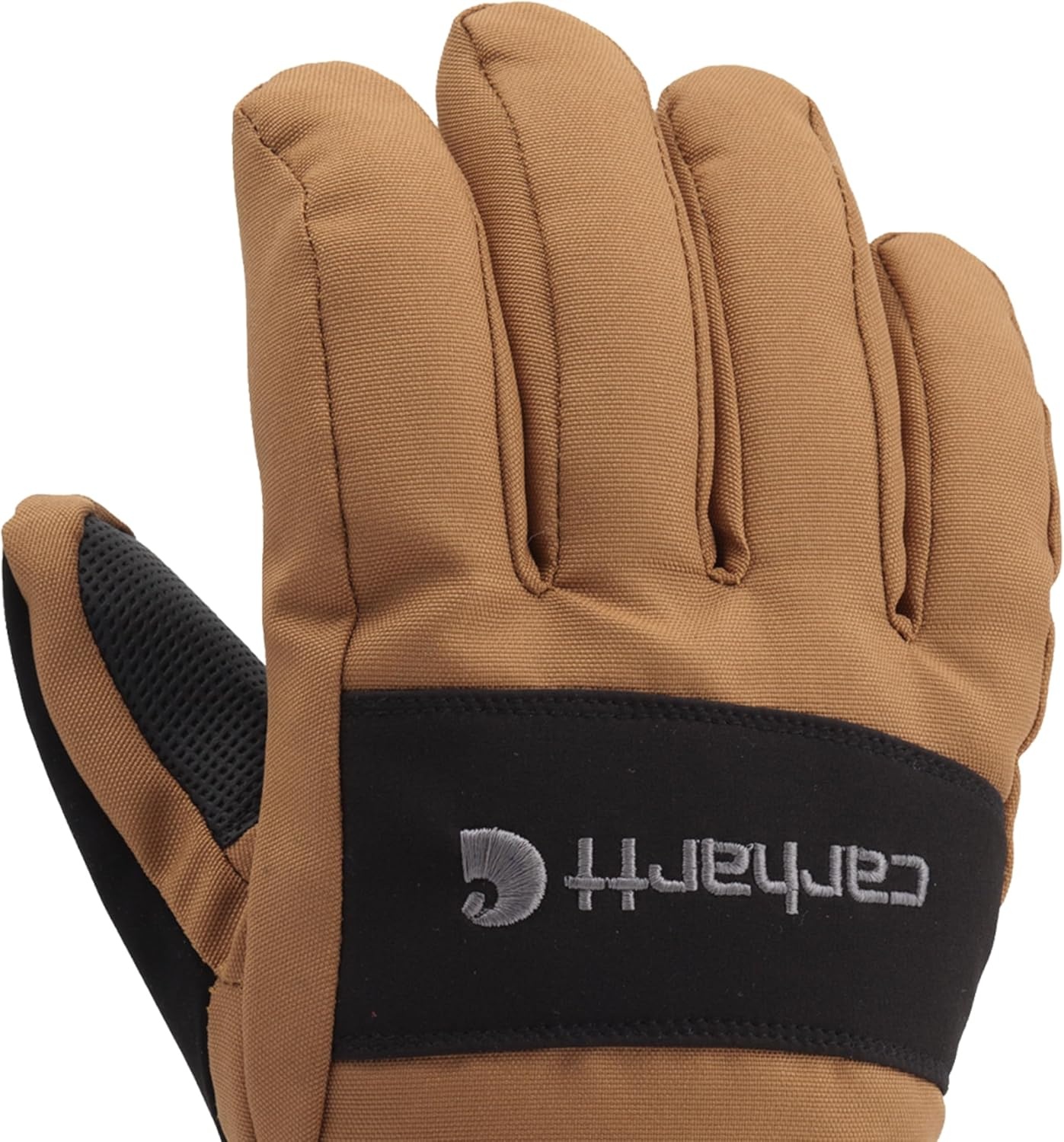 imageCarhartt Mens Waterproof Insulated Knit Cuff GloveBrownBlack