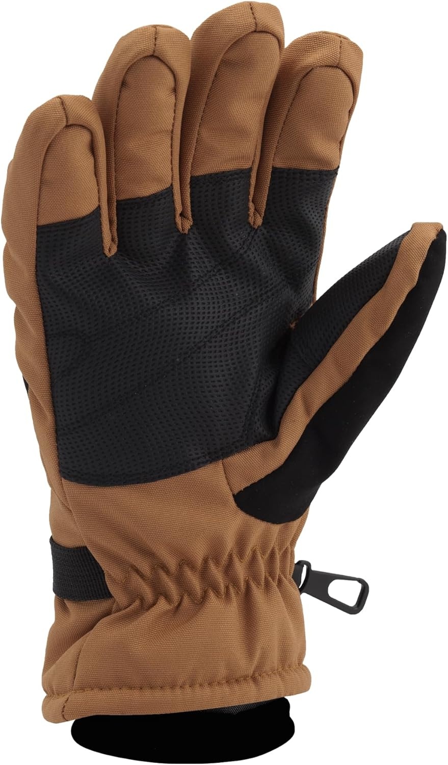 imageCarhartt Mens Waterproof Insulated Knit Cuff GloveBrownBlack