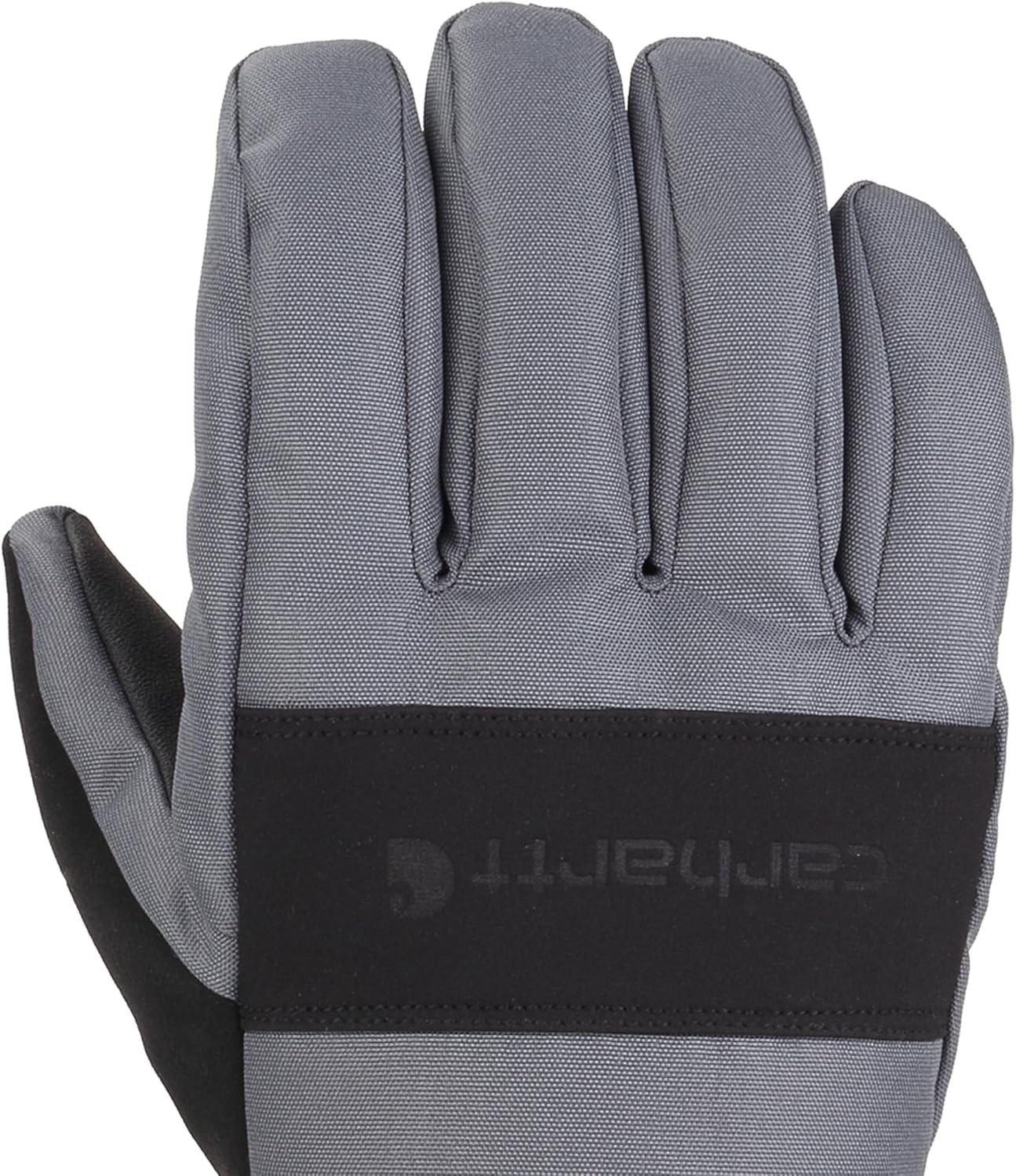 imageCarhartt Mens Waterproof Insulated Knit Cuff GloveDark GreyBlack