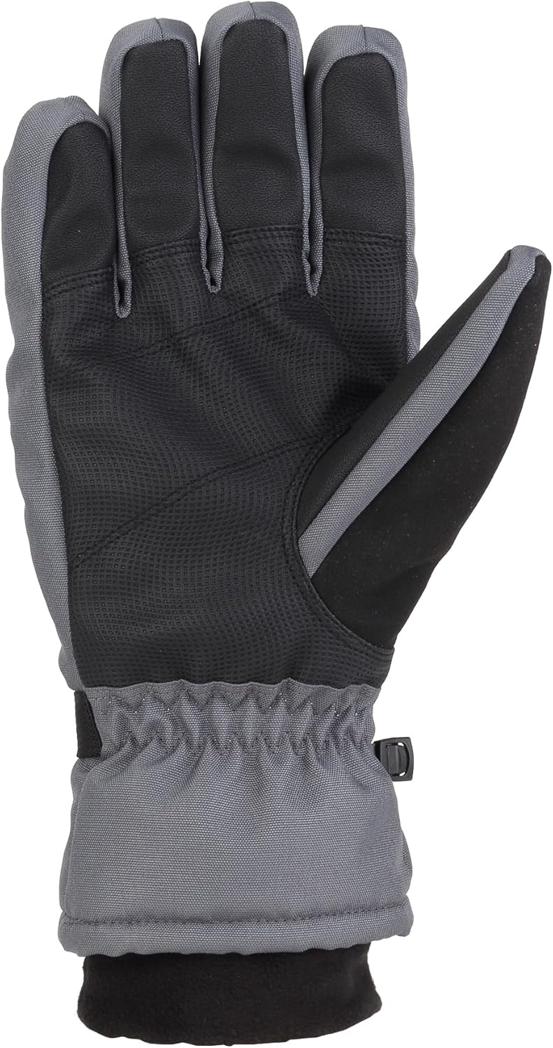 imageCarhartt Mens Waterproof Insulated Knit Cuff GloveDark GreyBlack
