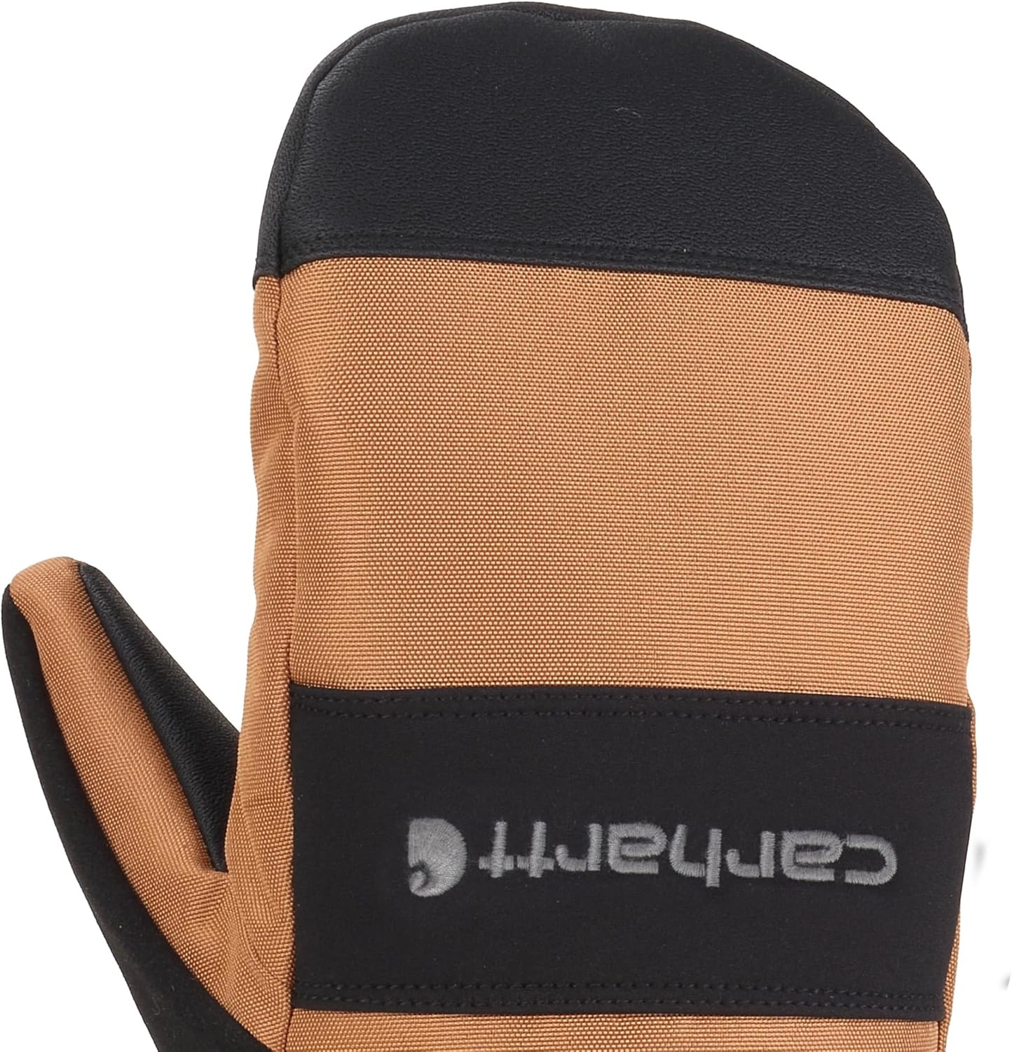 imageCarhartt Mens Waterproof Insulated Knit Cuff MittenBrownBlack