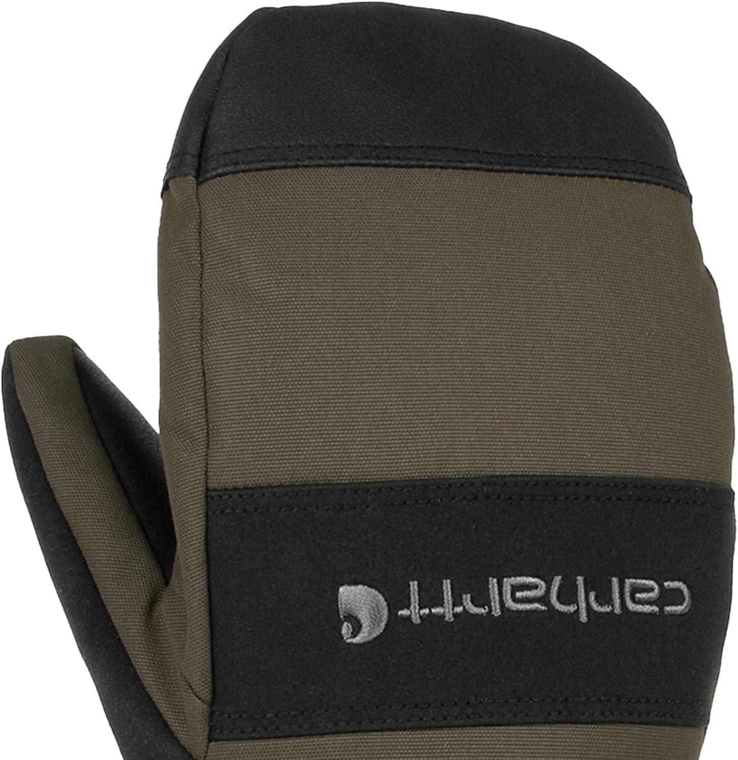 imageCarhartt Mens Waterproof Insulated Knit Cuff MittenTarmac Black