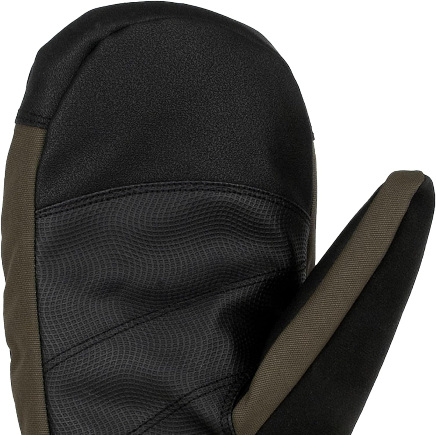 imageCarhartt Mens Waterproof Insulated Knit Cuff MittenTarmac Black