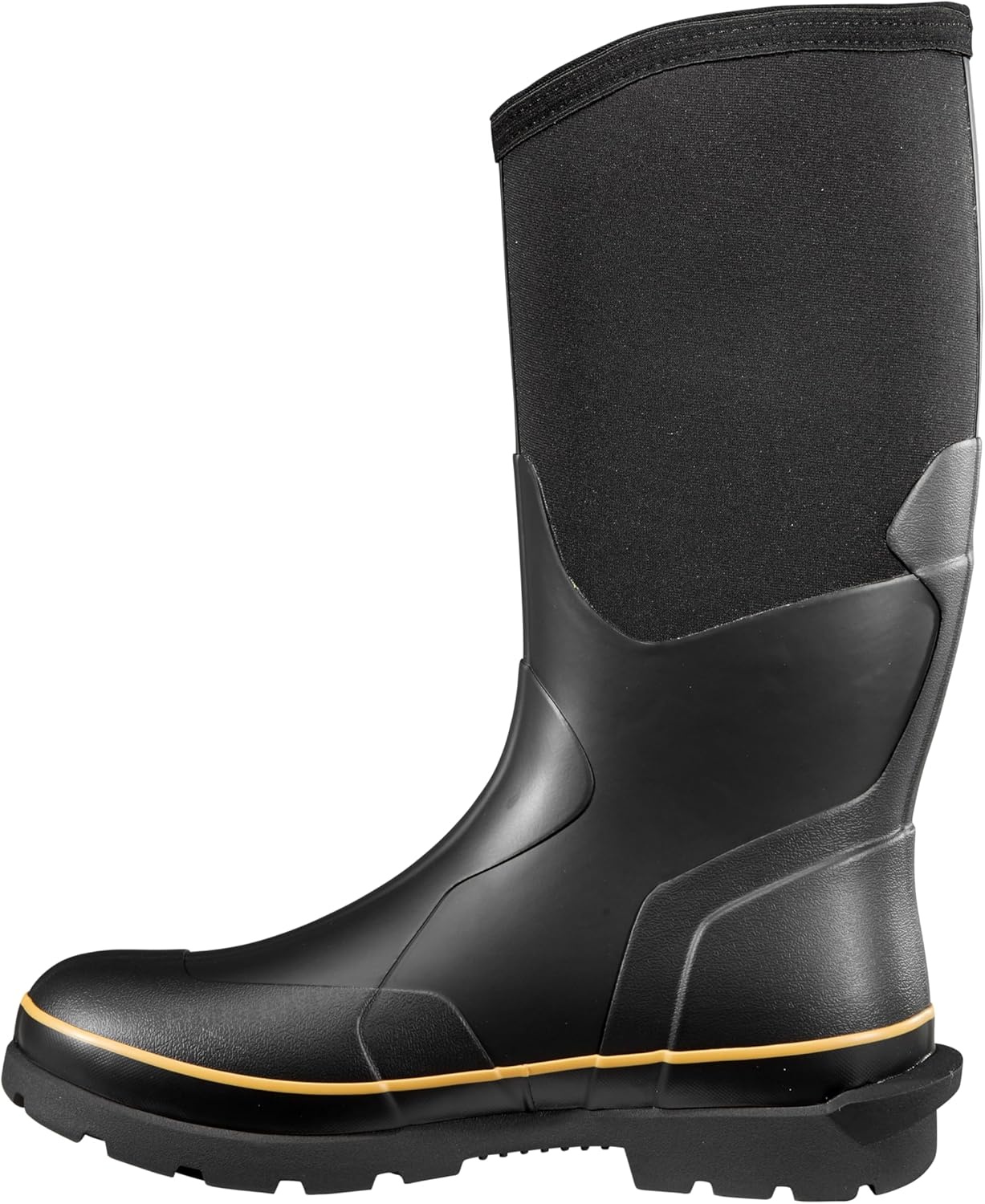 imageCarhartt Mudrunner Waterproof 15 Mens Work Boots Rubber Soft Toe Reliable Mud ProtectionBlack