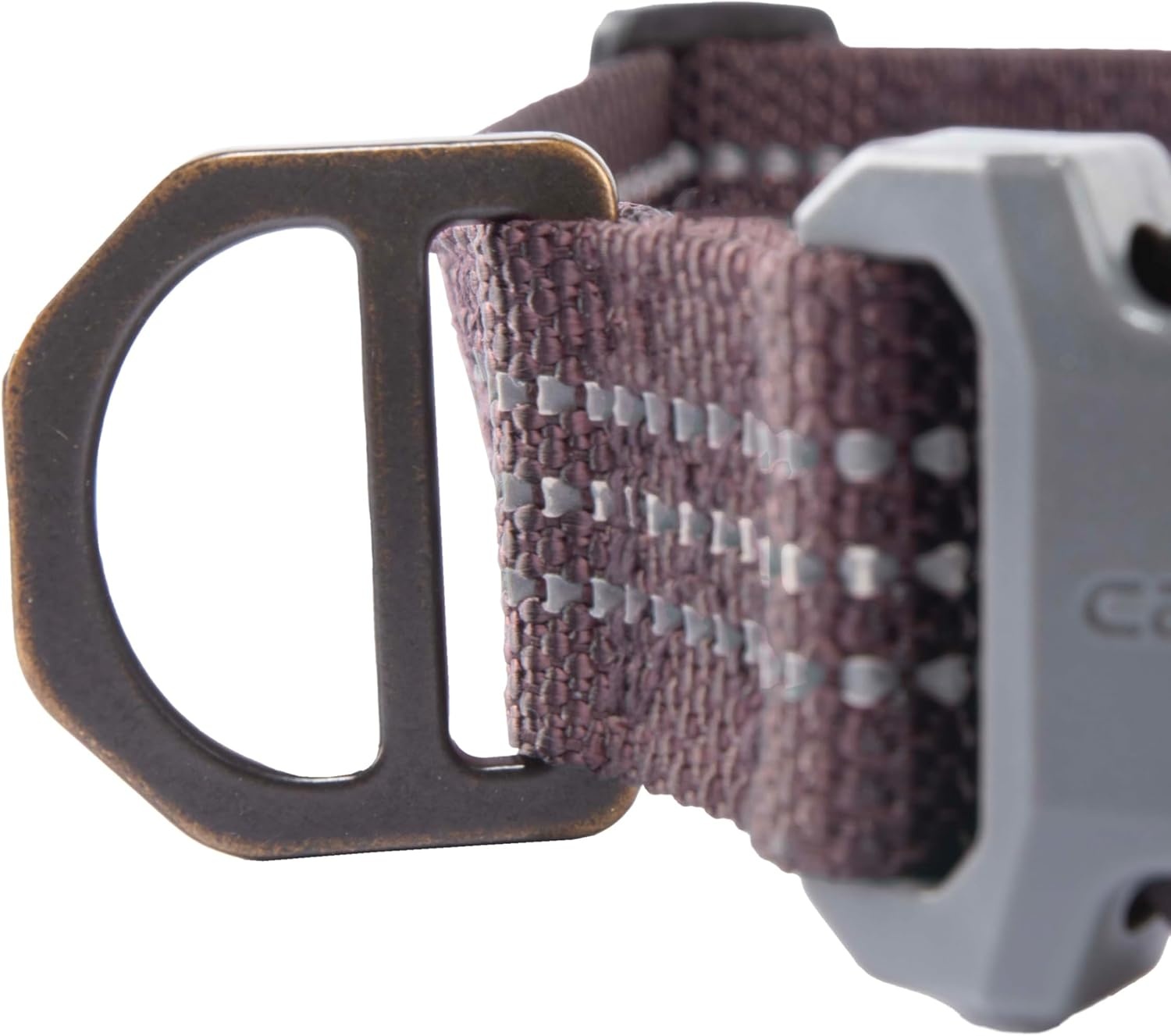 imageCarhartt Nylon Webbing Dog Collar Fully Adjustable WDurable Side Release Buckle and Reflective Stitching Black MediumDeep Wine
