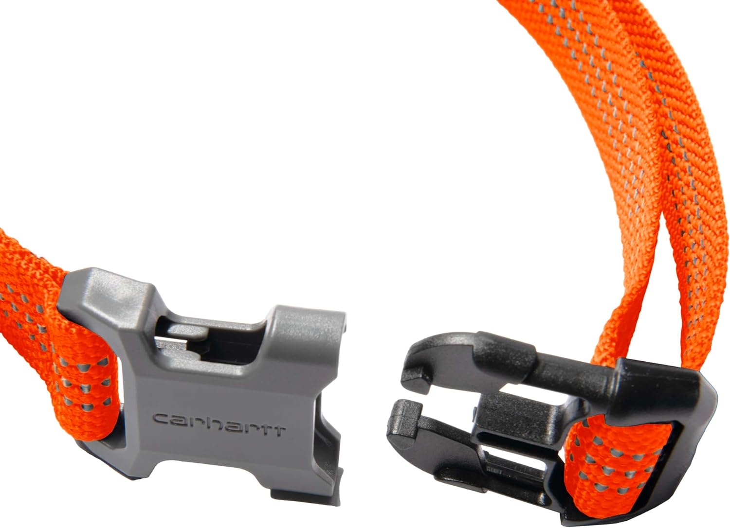 imageCarhartt Nylon Webbing Dog Collar Fully Adjustable WDurable Side Release Buckle and Reflective Stitching Black MediumHunter Orange