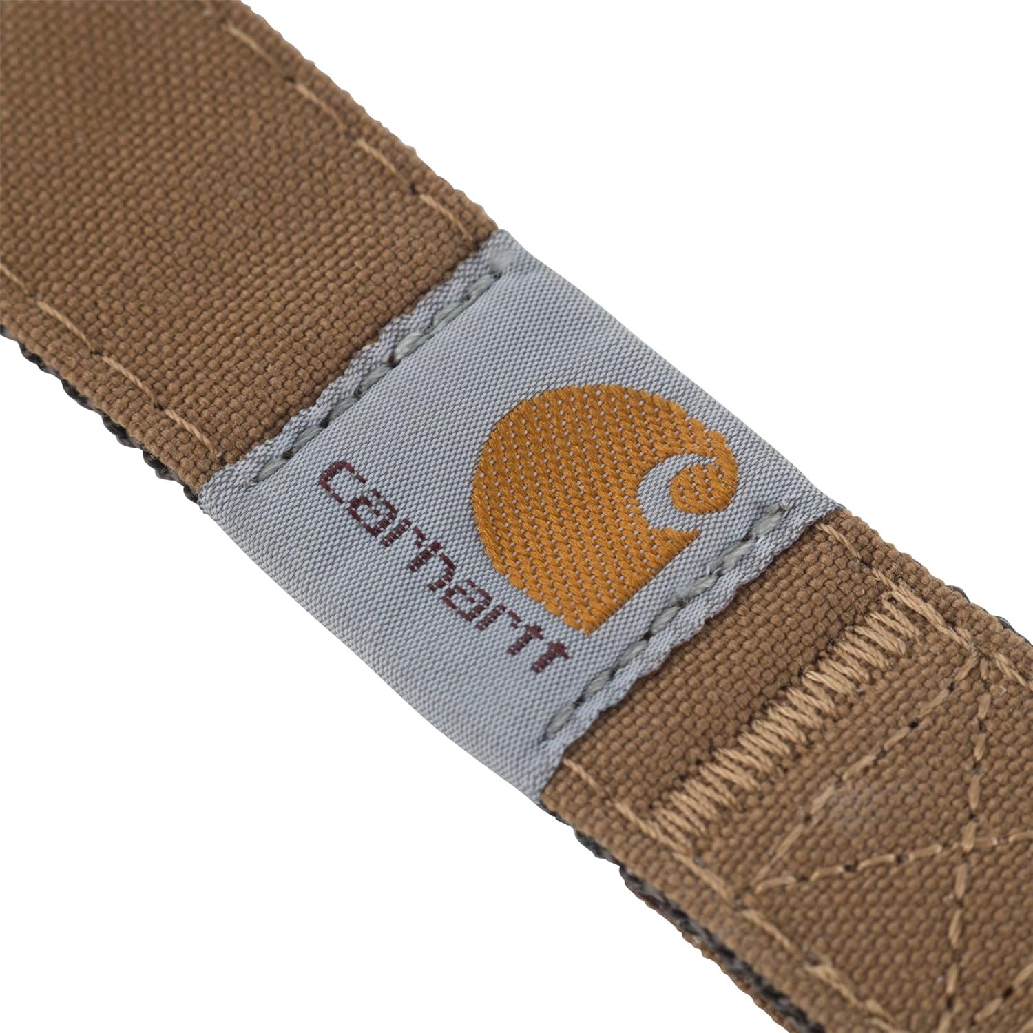 imageCarhartt Pet Durable Nylon Duck Leashes for Dogs Reflective Stitching for Visibility Blanket Stripe One SizeCarhartt Brown Nylon Canvas Webbing