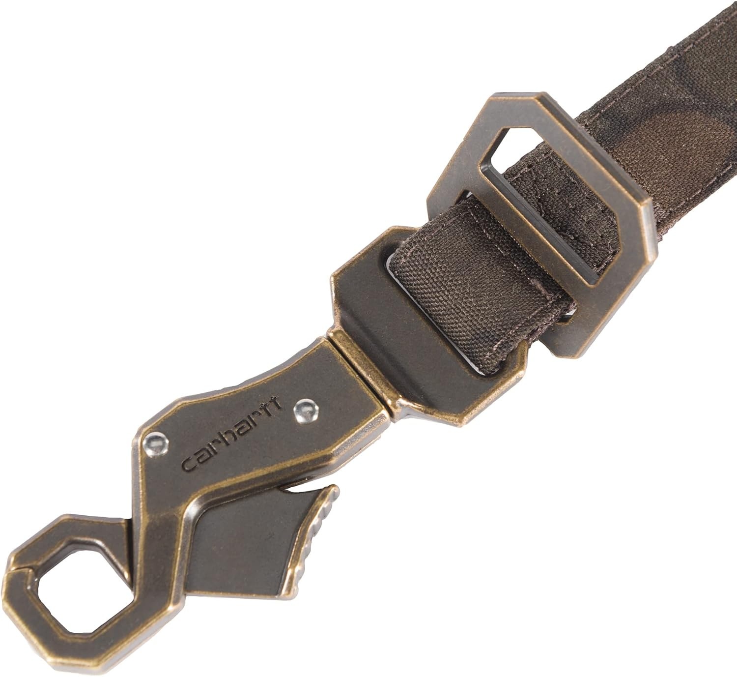 imageCarhartt Pet Durable Nylon Duck Leashes for Dogs Reflective Stitching for Visibility Blanket Stripe One SizeDuck Camo Tarmac Nylon Canvas Webbing