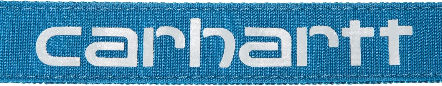 imageCarhartt Pet Durable Nylon Duck Leashes for Dogs Reflective Stitching for Visibility Blanket Stripe One SizeMarine Blue Nylon Canvas Webbing