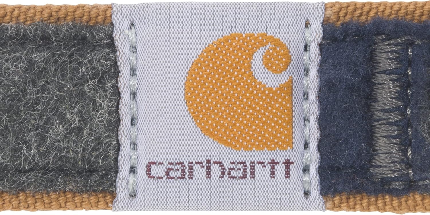imageCarhartt Pet Fully Adjustable Webbing Collars for Dogs Reflective Stitching for Visibility Blanket Stripe MediumBlanket Stripe