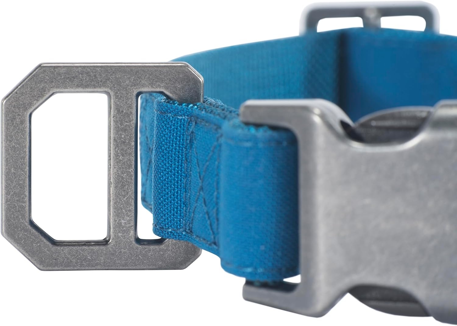 imageCarhartt Pet Fully Adjustable Webbing Collars for Dogs Reflective Stitching for Visibility Blanket Stripe MediumMarine Blue Nylon Canvas Webbing