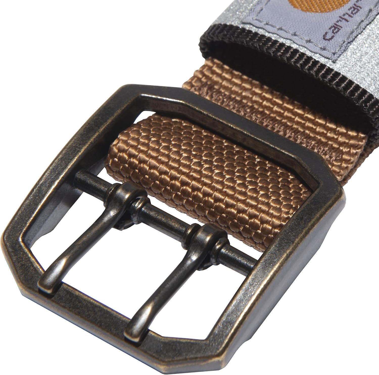 imageCarhartt Pet Fully Adjustable Wide Webbing Collar for Dogs Heavy Duty Nylon for Walking amp Training Black MediumCarhartt Brown
