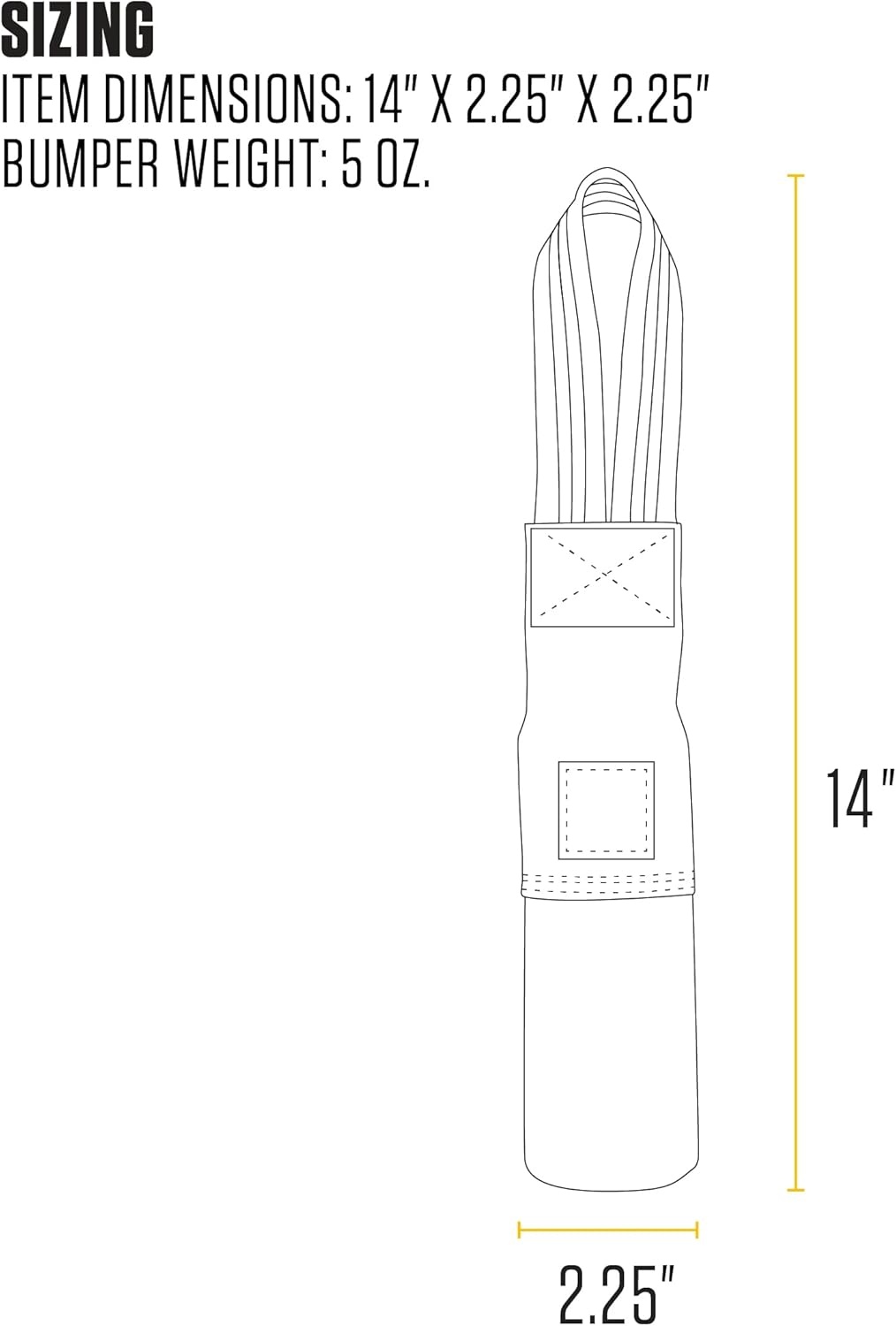 imageCarhartt Pet Training Tool Dog Retrieving Bumper Rugged Nylon Duck Canvas Training Bumper Designed for Retrieval Training Hunter Orange SmallHunter Orange