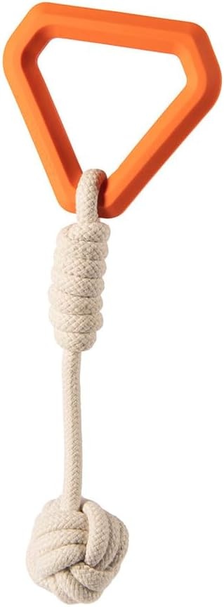 imageCarhartt Pet Training Tools Rugged Dog Tool for Tug Fetch and Play Field Dog Training Pull Carhartt BrownMonkey Fist Dog Pull Blaze Orange