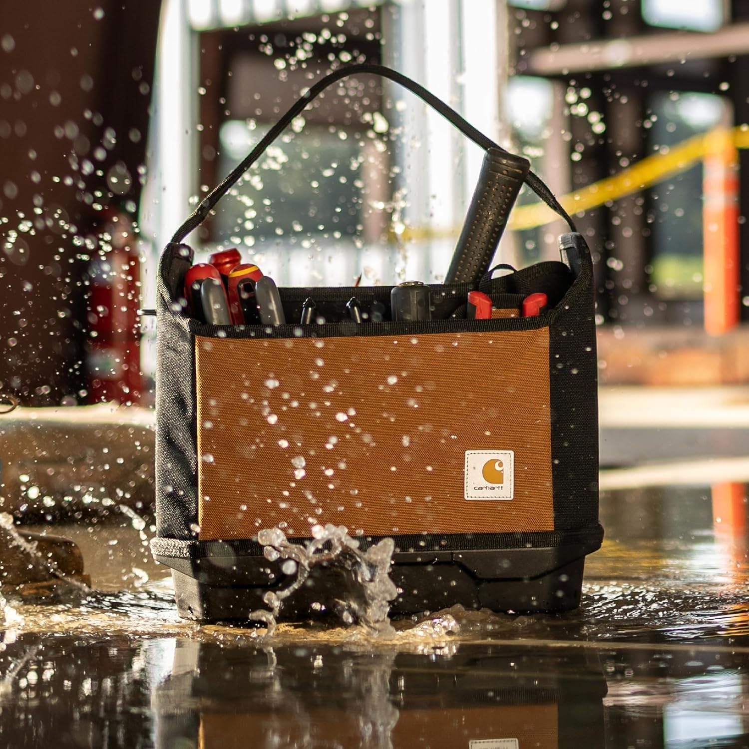 image:imageCarhartt Station Tool Organizer Durable WaterResistant Station Tool ToteStation Tool Tote