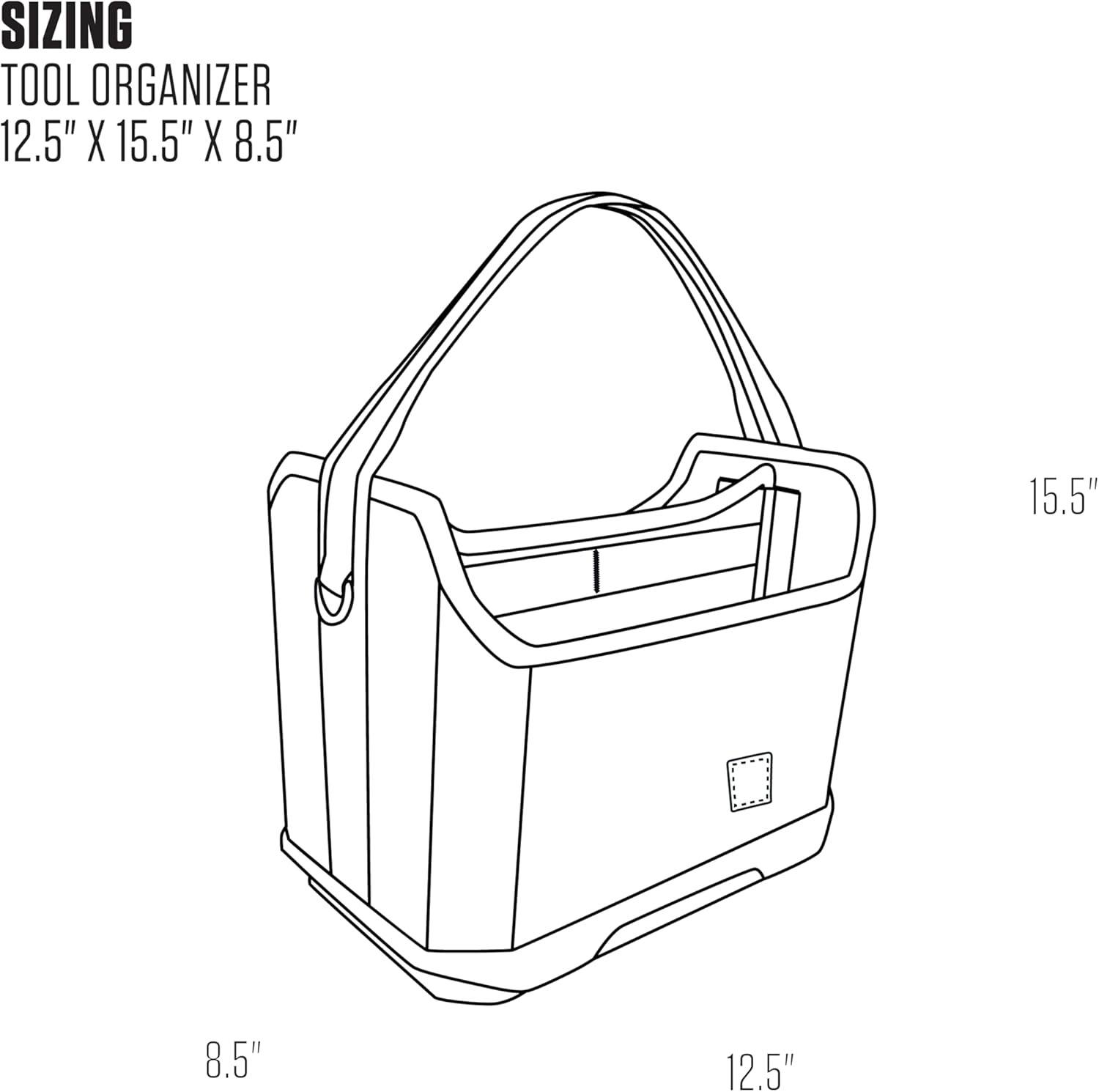image:imageCarhartt Station Tool Organizer Durable WaterResistant Station Tool ToteStation Tool Tote