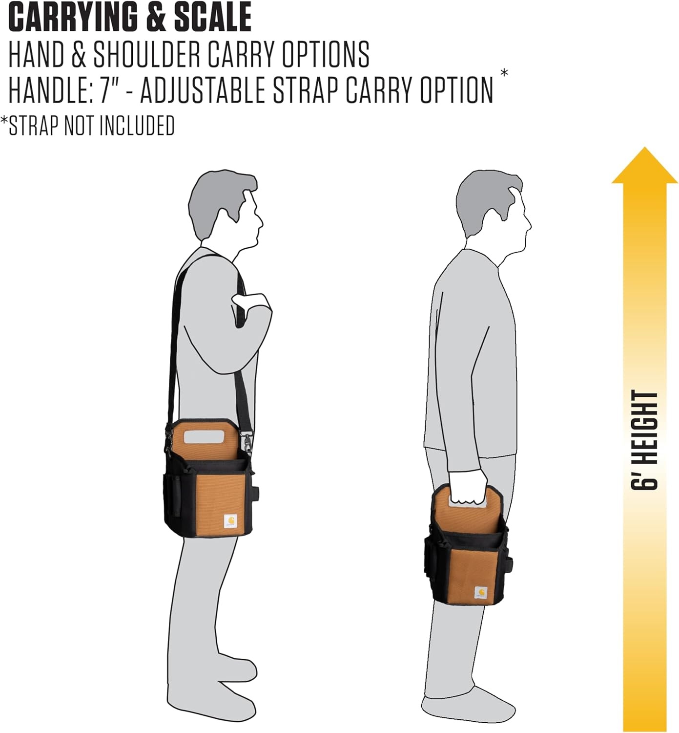 image:imageCarhartt Station Tool Organizer Durable WaterResistant Station Tool ToteStation Utility Organizer