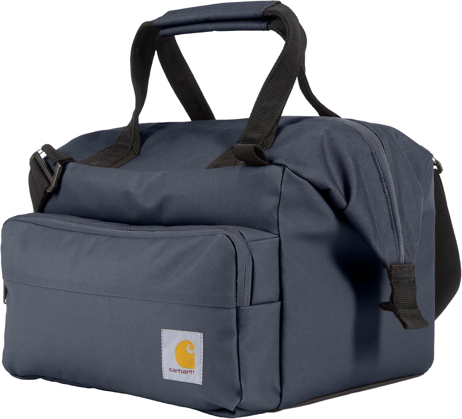image:imageCarhartt Thick Foam Fully Insulated Cold Front Coolers Premium Ice Retention Durable Water Resistant Material WFront Zippered PocketBluestone