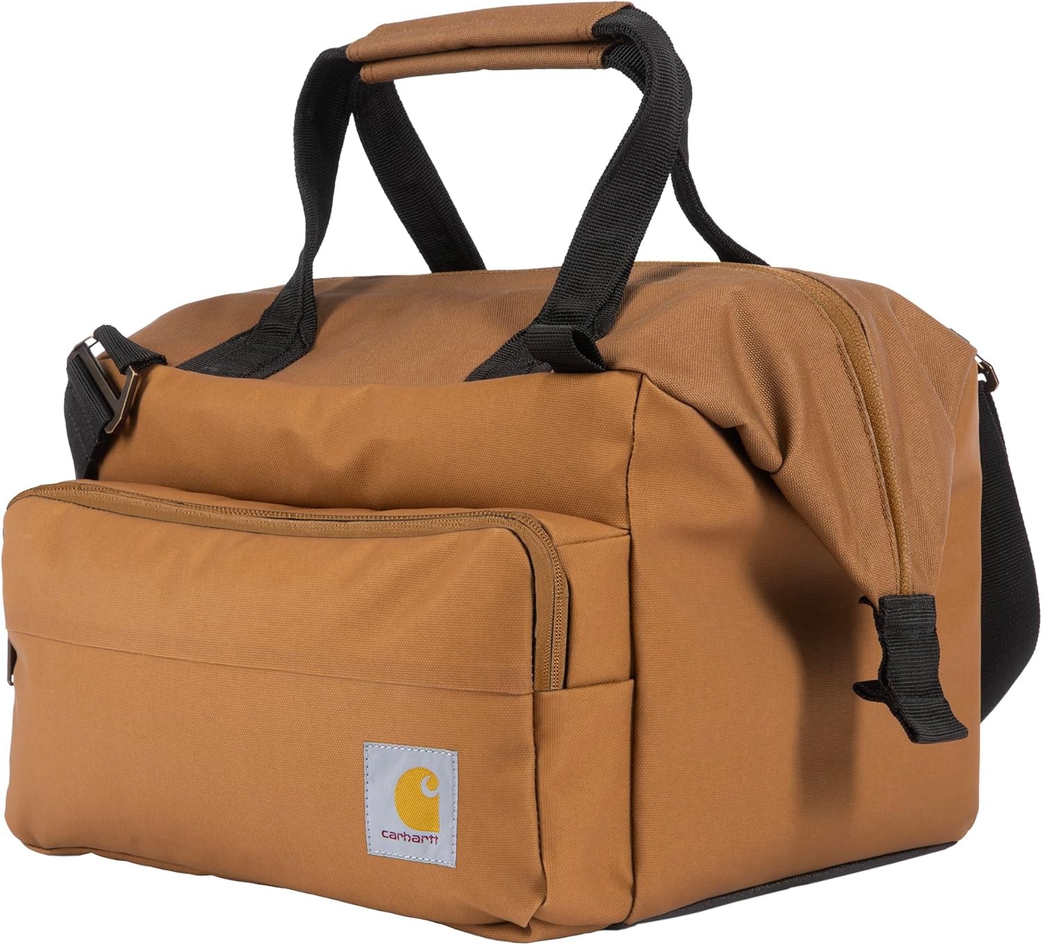 image:imageCarhartt Thick Foam Fully Insulated Cold Front Coolers Premium Ice Retention Durable Water Resistant Material WFront Zippered PocketOiled Walnut