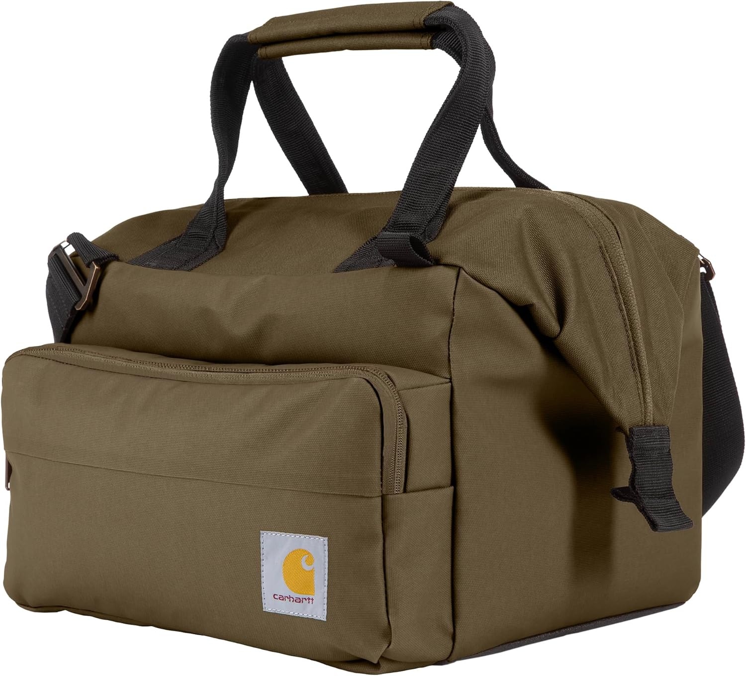 image:imageCarhartt Thick Foam Fully Insulated Cold Front Coolers Premium Ice Retention Durable Water Resistant Material WFront Zippered PocketTarmac