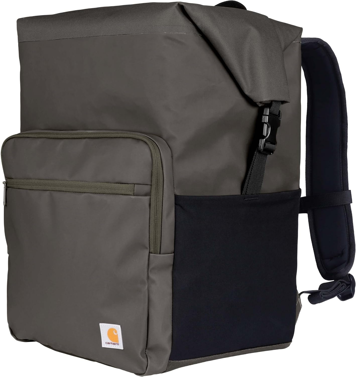 image:imageCarhartt Thick Foam Fully Insulated Cold Front Coolers Premium Ice Retention Durable Water Resistant Material WFront Zippered PocketTarmac