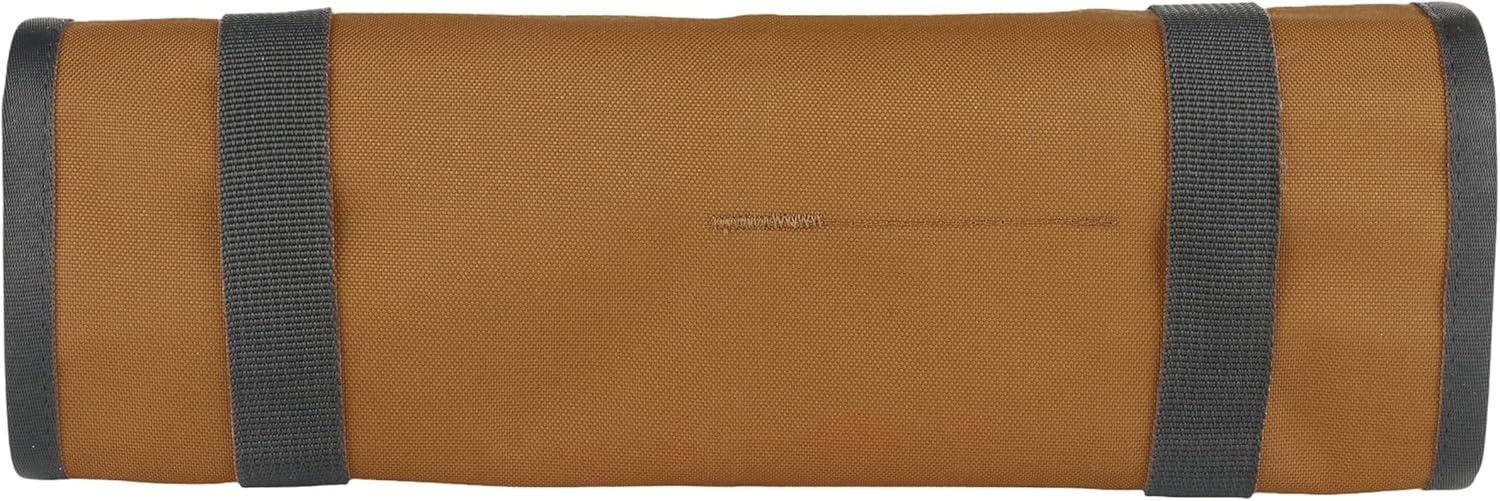 image:imageCarhartt Utility Roll Organizer Durable WaterResistant Tool Roll Black 16 PocketCarhartt Brown