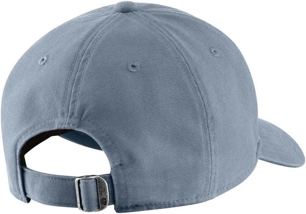 image:imageCarhartt Womens Canvas Embroidered Graphic CapLight Faded Navy