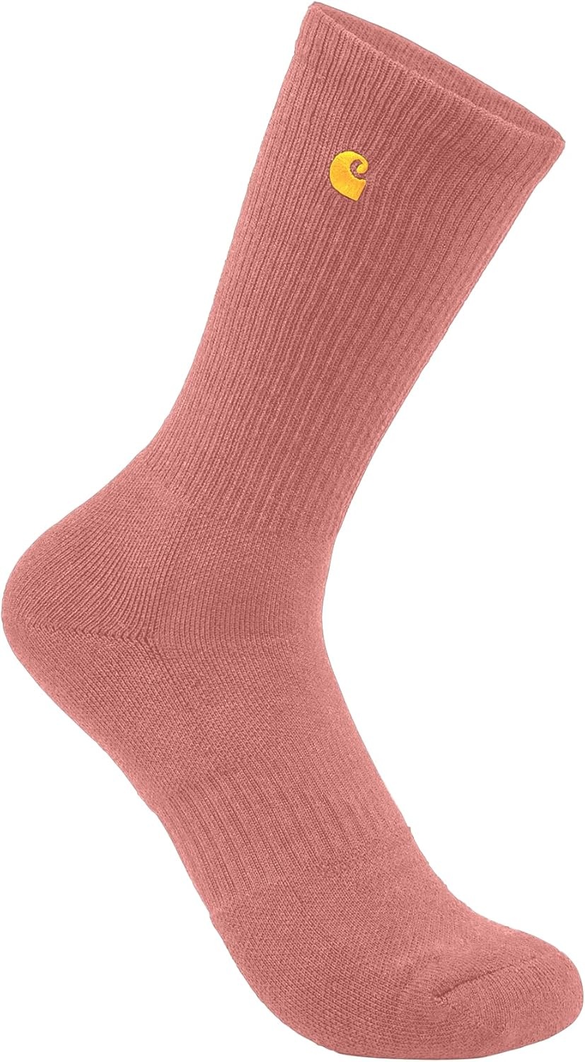 imageCarhartt Womens Force Midweight Crew Sock 2 PackRose Tint