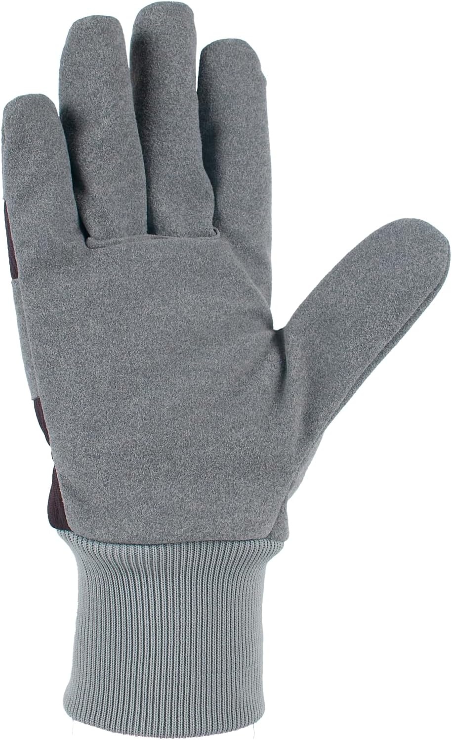 imageCarhartt Womens GW0836W Womens Synthetic Suede Knit Cuff GloveBlackberry Grey