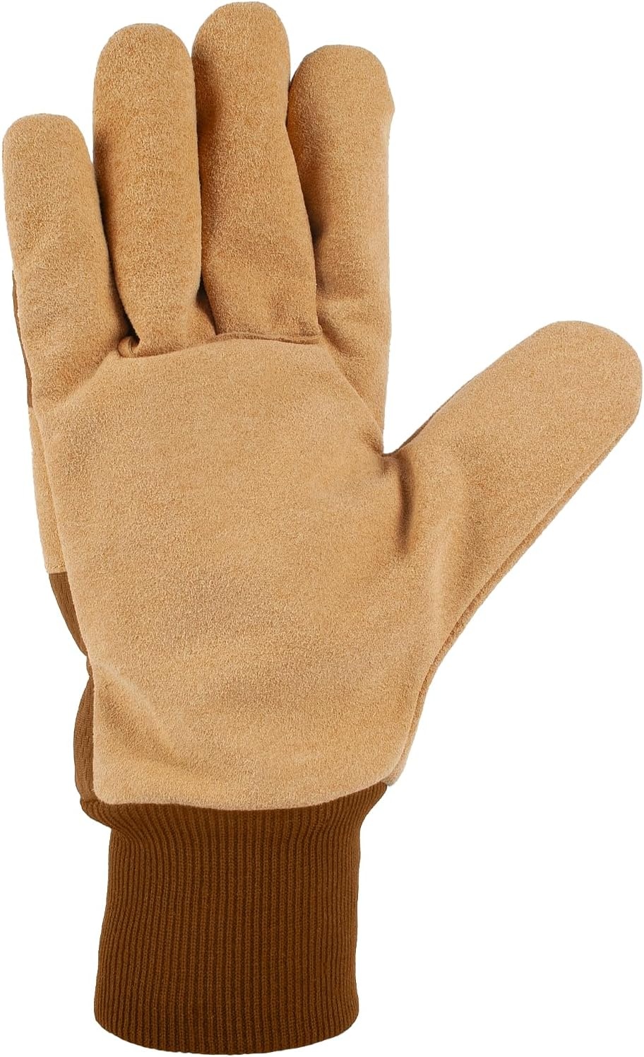 imageCarhartt Womens GW0836W Womens Synthetic Suede Knit Cuff GloveBrown Barley