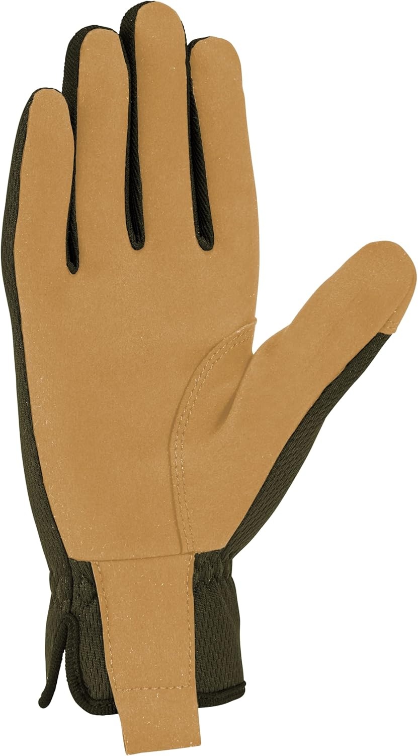 imageCarhartt Womens High Dexterity Open Cuff GloveBasil Barley