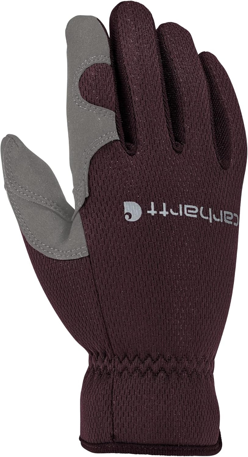 imageCarhartt Womens High Dexterity Open Cuff GloveBlackberry Grey