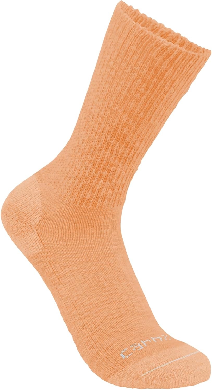 image:imageCarhartt Womens Midweight Cotton Blend Crew Sock 2 PackAssorted 01