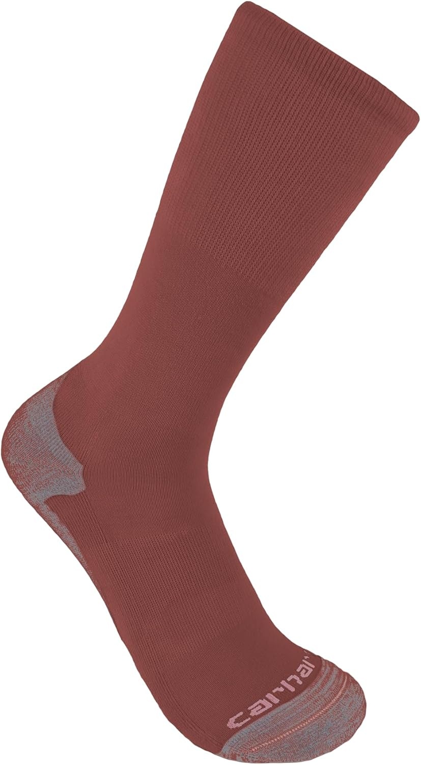 image:imageCarhartt Womens Midweight CottonTencel Comfort Crew Sock 3 PackAssorted 05