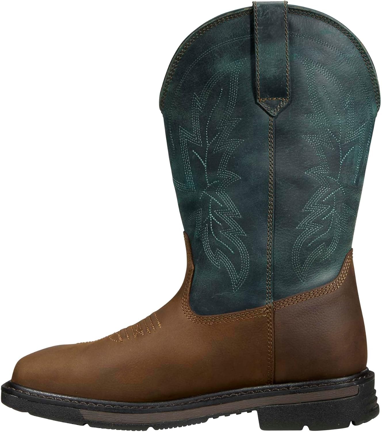 imageCarhartt Womens Montana 11 Waterproof Square Toe Wellington Work BootTanTeal