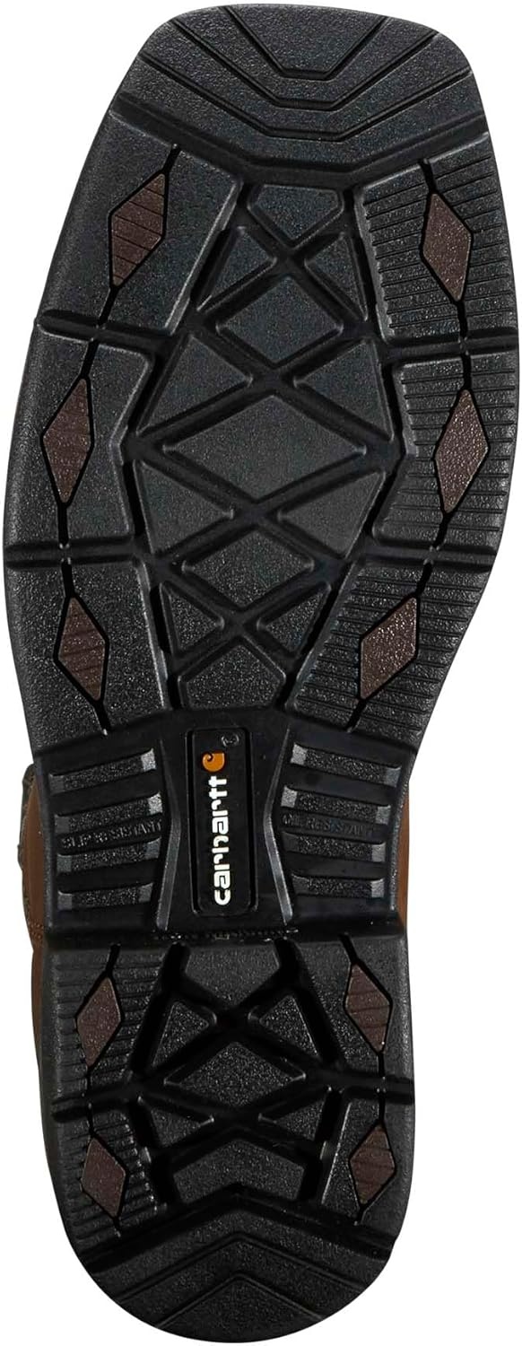 imageCarhartt Womens Montana 11 Waterproof Square Toe Wellington Work BootTanTeal