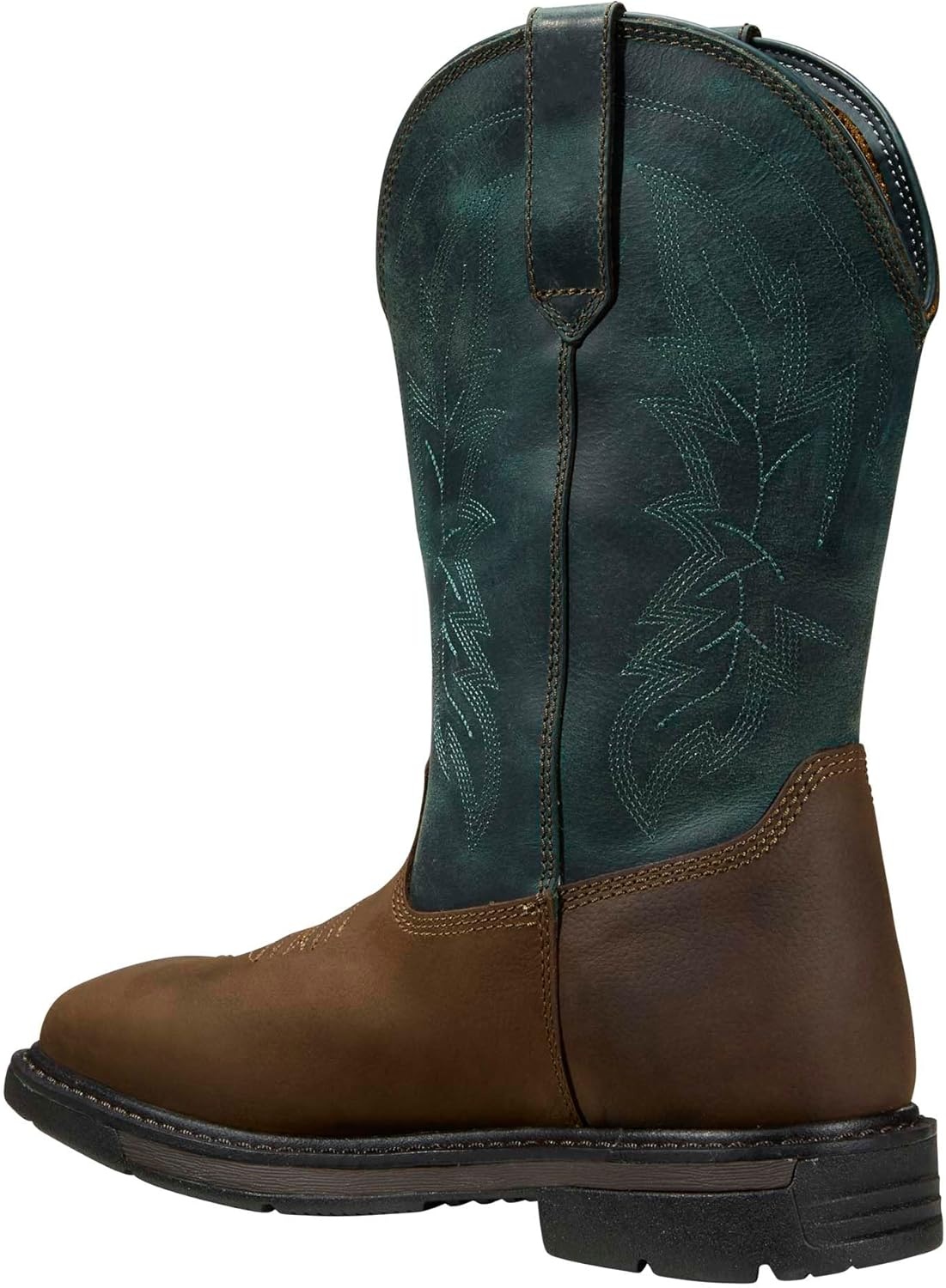 imageCarhartt Womens Montana 11 Waterproof Square Toe Wellington Work BootTanTeal