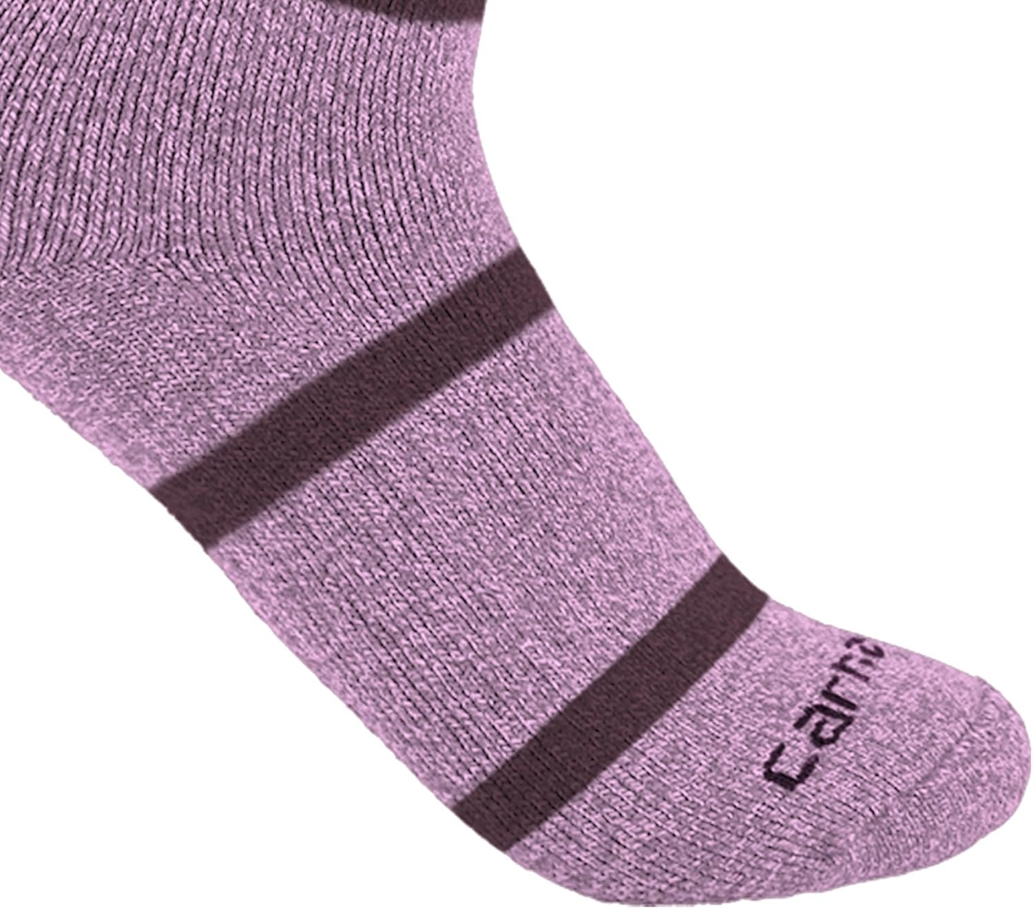 image:imageCarhartt Womens SC3152W Womens Heavyweight Crew Sock 2PackAssorted 04 Purple