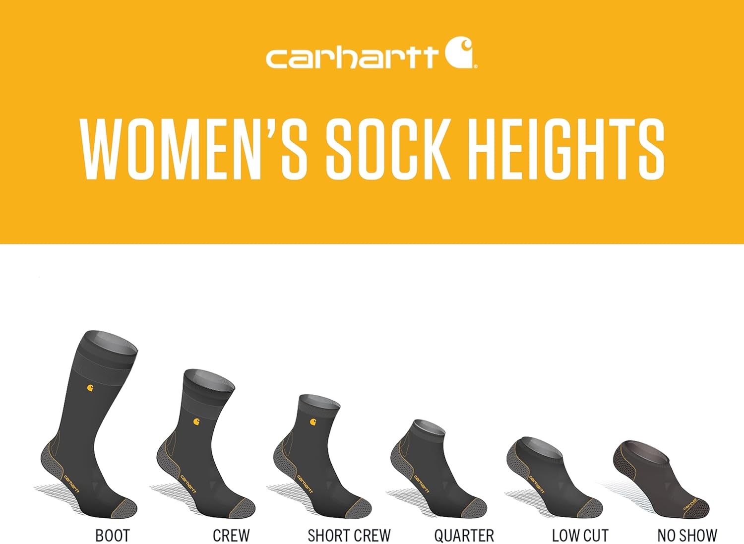 imageCarhartt Womens Twin Knit Midweight Short Crew SockCarbon Heather