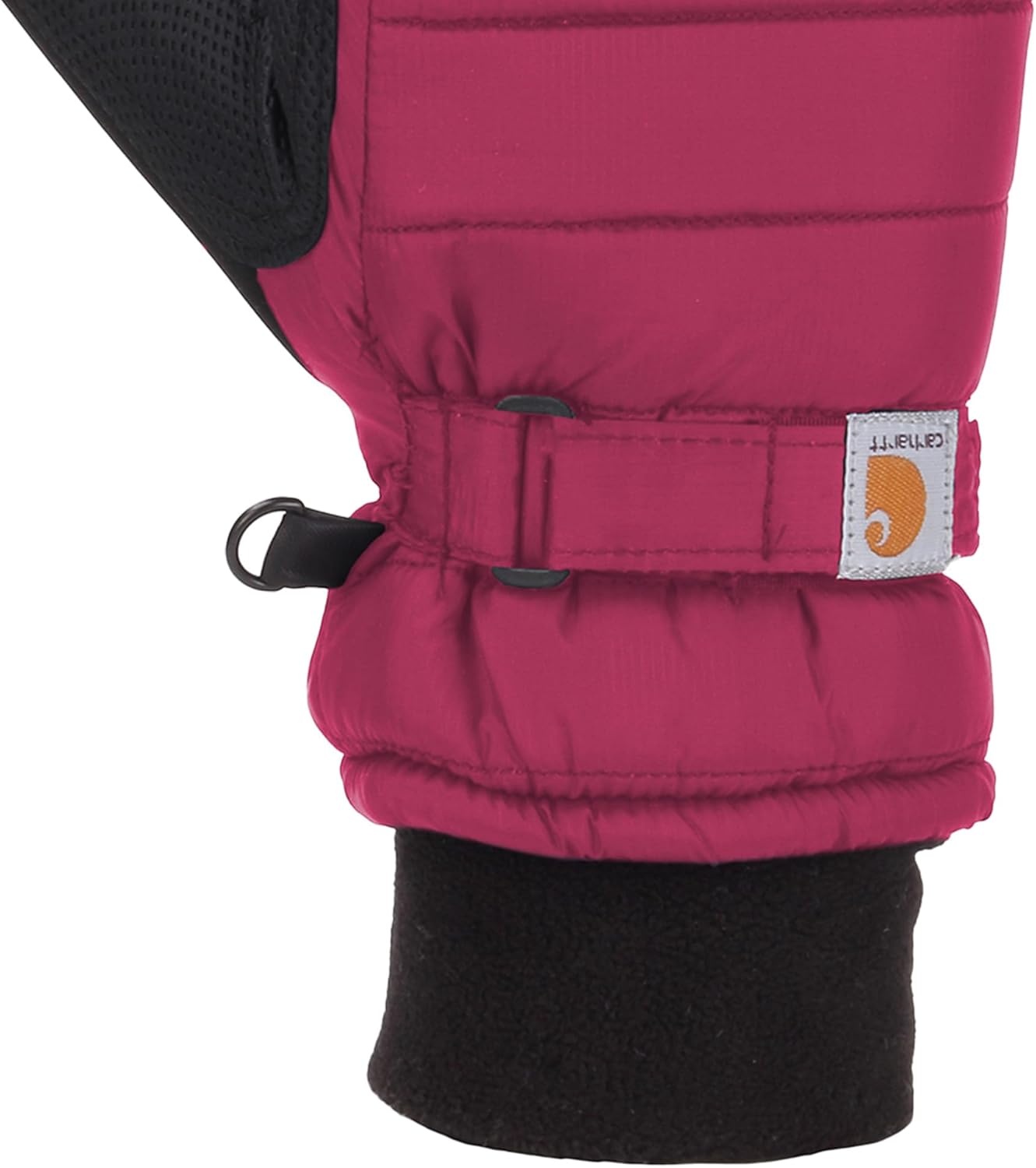 imageCarhartt Womens Waterproof Insulated Quilted Knit Cuff MittenCrabapple