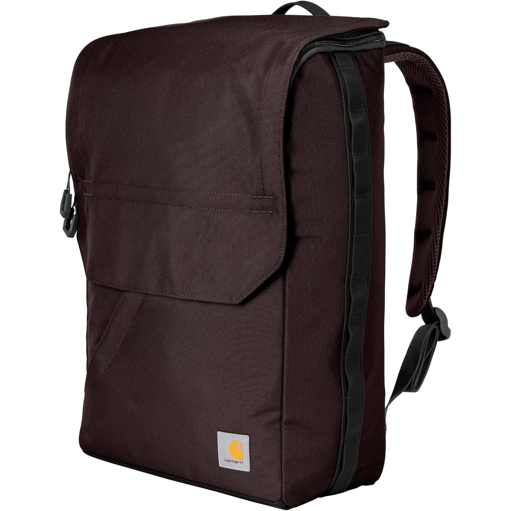 image:imageCarhartt 21L TopLoad Backpack Durable Water Resistant Coated Canvas Base W 17 Laptop Sleeve Carhartt BrownPort