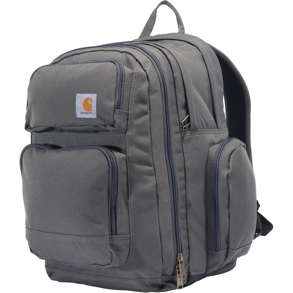 image:imageCarhartt 35L TripleCompartment Backpack Durable Pack with Laptop Sleeve and Duravax Abrasion Resistant Base BlackGravel