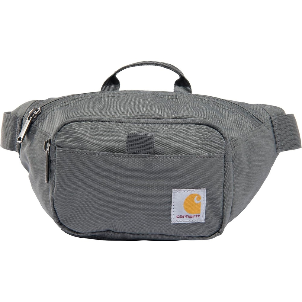 image:imageCarhartt Classic Adjustable Sling Bag Durable 600Denier Water Resistant Hip PackEssential Waist Pack Gravel