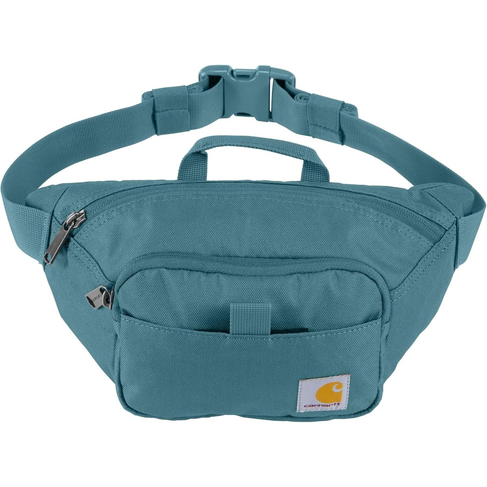 image:imageCarhartt Classic Adjustable Sling Bag Durable 600Denier Water Resistant Hip PackEssential Waist Pack Harbor Teal