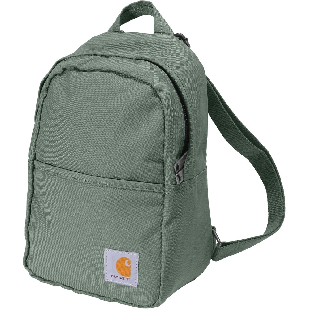 image:imageCarhartt Classic Mini Backpack Durable WaterResistant Backpack with Adjustable Shoulder Straps BlackGreen Slate