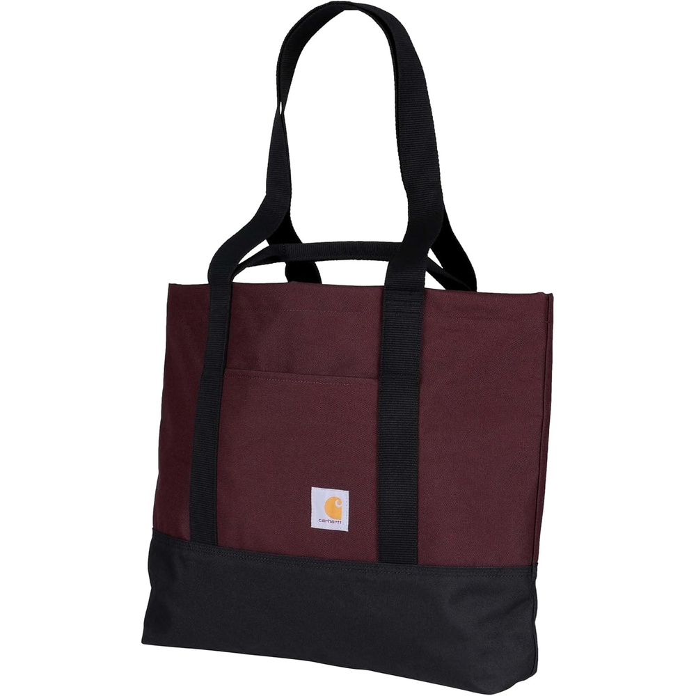 image:imageCarhartt Classic Vertical Open Tote Bag Durable Water Repellent Material WHand and Shoulder StrapsPort