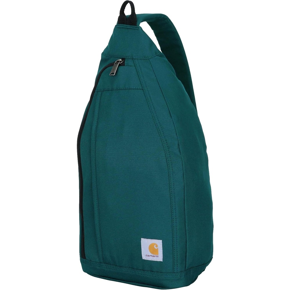 image:imageCarhartt Durable Sling Bag Crossbody Backpack with Side Release Buckle Tablet Sleeve and Adjustable Strap BlackCrossbody Backpack Greenstone
