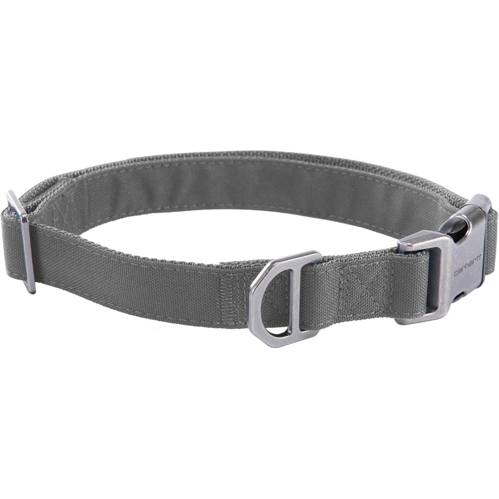 imageCarhartt Field Dog Collar Fully Adjustable Durable 600Denier Fabric WReflective Wordmark for Visibility Carhartt Brown MediumGravel