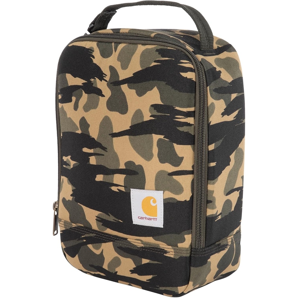 image:imageCarhartt Insulated Lunch Cooler For Men and Women Fully Insulated Lunch Pale for Everyday Use Carhartt BrownBlind Duck Camo