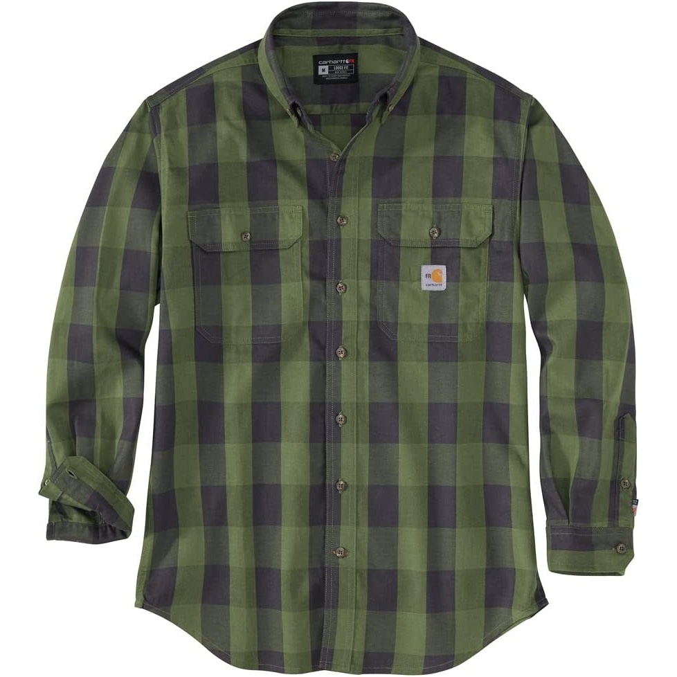 image:imageCarhartt Mens 104507 FlameResistant Force Rugged Flex LooseBasil